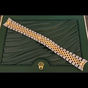 Two Tone Jubilee Watch Bracelet